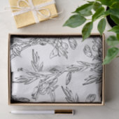 フローラデザインパターンティッシュペーパー 薄葉紙 (ギフト)