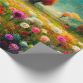 フローラデザインパターンラッピング紙 ラッピングペーパー (角)