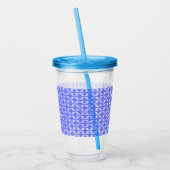 フローラデザインパターン アクリルタンブラー (左)