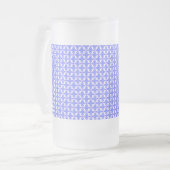 フローラデザインパターン フロストグラスビールジョッキ (正面左)