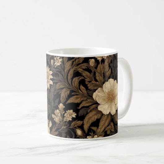 フローラデザインマグカップ コーヒーマグカップ (正面右)