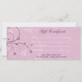 フローラデザインラックカード (裏面)