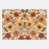 フローラデザイン包装紙 ラッピングペーパーシート (正面2)