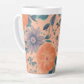 フローラデザイン大 カフェラテマグ (左アングル)