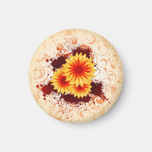 フローラデザイン磁石 マグネット (正面)