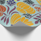 フローラデザイン背景 ラッピングペーパー (角)