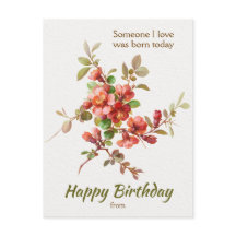 フローラデザイン誰か愛する誕生日CC1208