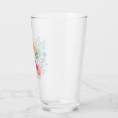 フローラデザイン飲料ガラス タンブラーグラス (左)