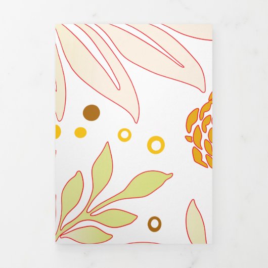 フローラデザイン19 三つ折りクリスマスカード (カバー)