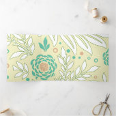 フローラデザイン21 三つ折りクリスマスカード (内部)