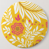 フローラデザイン24 缶バッジ (正面)