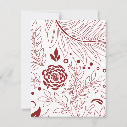 フローラデザイン28 ノートカード (正面)