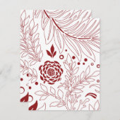 フローラデザイン28 ノートカード (正面/裏面)