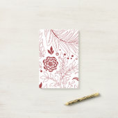 フローラデザイン28 ポストイット (デスク上)