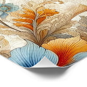 フローラデザイン2 - AI – アートワーク ポスター (コーナー)