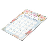 フローラデザイン30日生産性の課題 ノートパッド (アングル)