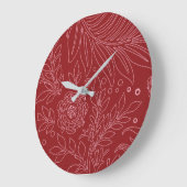 フローラデザイン30 ラージ壁時計 (傾斜)