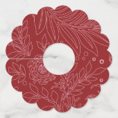 フローラデザイン30 ワイングラスタグ (正面)