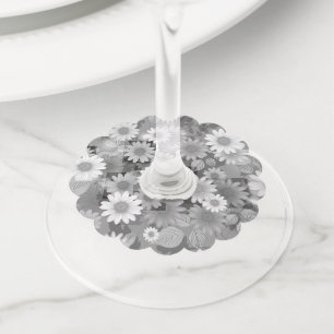 フローラデザイン3 ワイングラスタグ