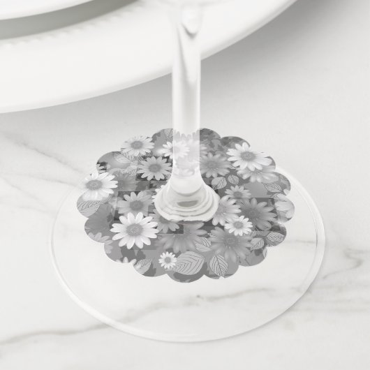 フローラデザイン3 ワイングラスタグ (クローズアップ)