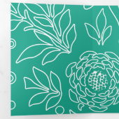 フローラデザイン4 三つ折りクリスマスカード (内部最初)