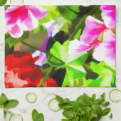 フローラデザイン5 Light.jpg キッチンタオル (折り畳み)