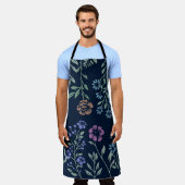 フローラデザイン エプロン (着用した状態)