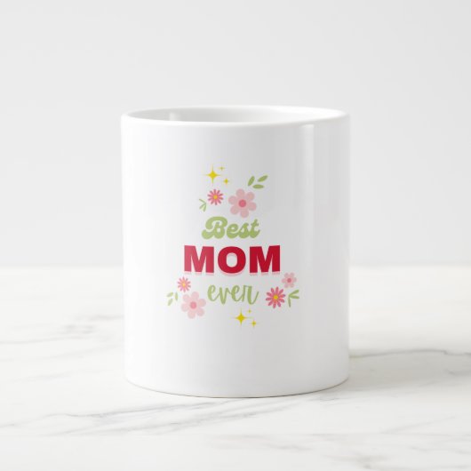 フローラデザイン ジャンボコーヒーマグカップ (正面)