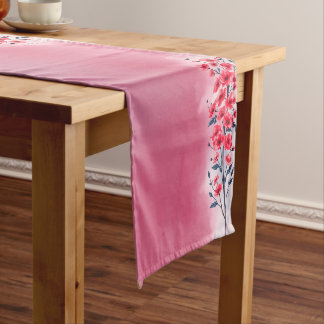 フローラデザイン:タイムレスな美しいとエレガンス ロングテーブルランナー