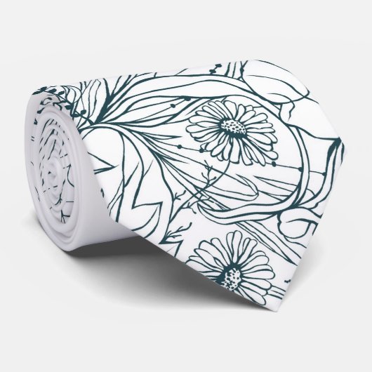 フローラデザイン ネクタイ (ロール)