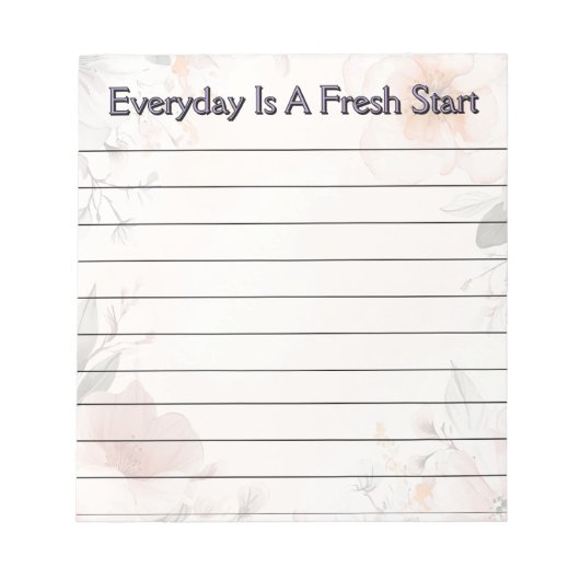 フローラデザイン ノートパッド (正面)