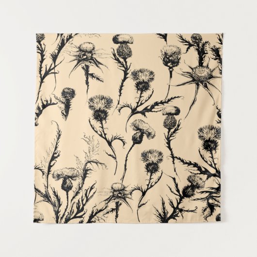 フローラデザイン，ホームデコレーションアート，グラフィックデコール，ba タペストリー (正面)