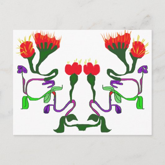 フローラデザイン ポストカード (正面)