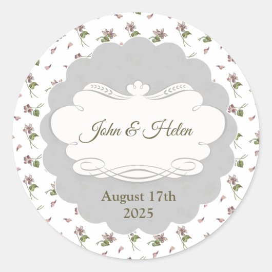 フローラデザイン ラウンドシール (正面)