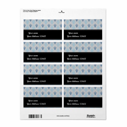 フローラデザイン ラベル (フルシート)