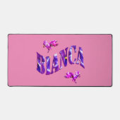 フローラデザインBianca名、デスクマット デスクマット (正面)