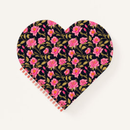 フローラデジタルパターンデザイン24 – スパイラルノートブック ノートブック