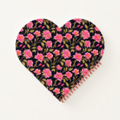 フローラデジタルパターンデザイン24 – スパイラルノートブック ノートブック (裏面)