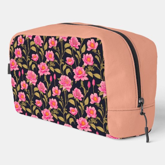 フローラデジタルパターンデザイン24 – トイレタリーバッグ ドップキット (右コーナー)