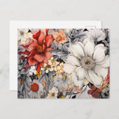 フローラデジタルAIアシストアートかわいらしフローラ ポストカード (正面/裏面)