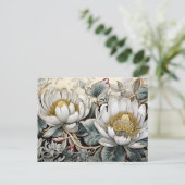 フローラデジタルAIアシストアートかわいらし花 ポストカード (スタンド正面)