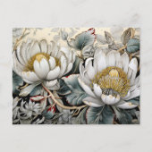 フローラデジタルAIアシストアートかわいらし花 ポストカード (正面)