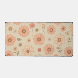 フローラデスクマット、エステティックデスクデコ、キーボードRu デスクマット