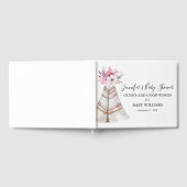 フローラトライバルテペエベビーシャワー ゲストブック (全面)