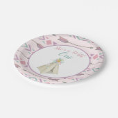 フローラトライバルテペワイルドワンの誕生日 ペーパープレート (アングル)