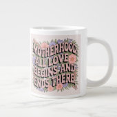 フローラトリビュート:母性評価セラミック ジャンボコーヒーマグカップ (右)