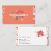 フローラトリム | 隠れた花 | フローリスト 名刺 (正面/裏面)