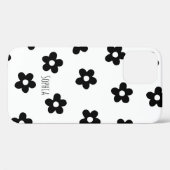 フローラトレンディー白黒シック春 Case-Mate iPhoneケース (裏面 (横))