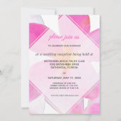 フローラトロピックスたった今結婚しました発表披露宴 招待状 (裏面)