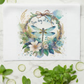 フローラトンボ キッチンタオル (折り畳み)